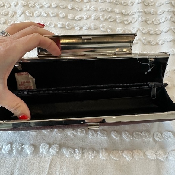 Vintage Rhinestones Clutch Evening Handbag - Picture 5 of 10